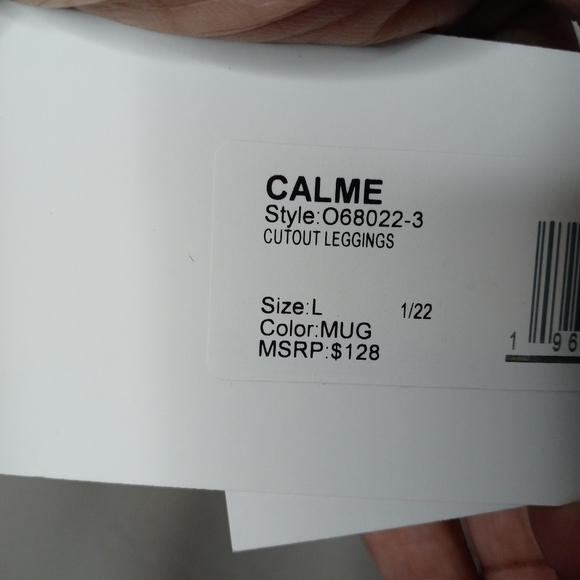 Johnny Was Calme Purple Cutout Leggings - Picture 7 of 7